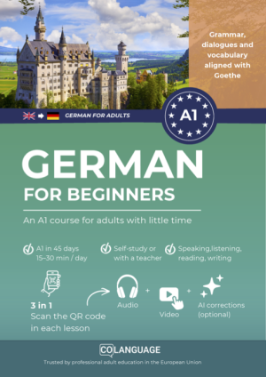 German A1 for adults – structured with Goethe guidelines