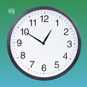 Il est treize heures moins dix.