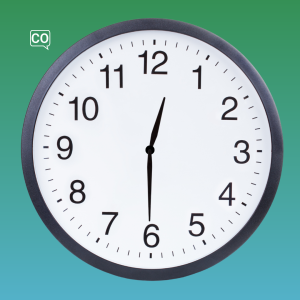 Il est minuit et demi.